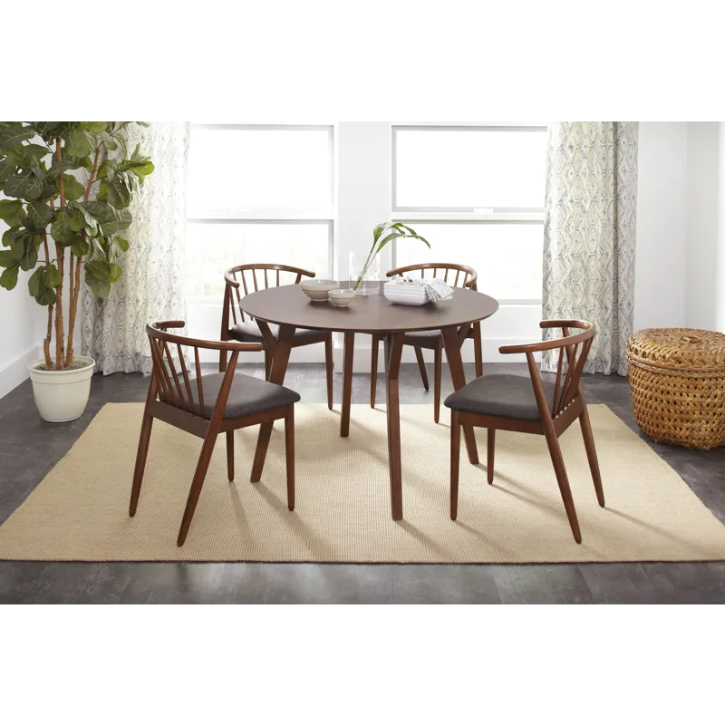 Copenhagen 44\" Round Mid-Century Modern Dining Table