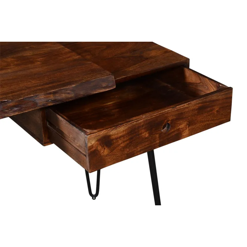 Nature\'s Edge Solid Acacia Desk With Drawer