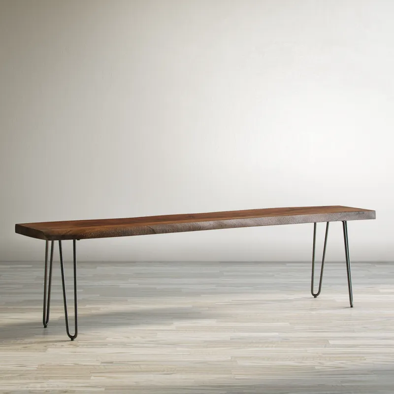 Nature\'s Edge 70\" Solid Acacia Bench