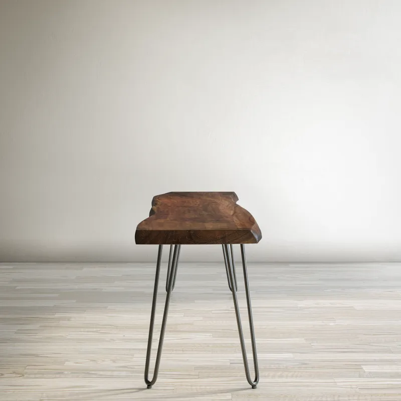 Nature\'s Edge 70\" Solid Acacia Bench