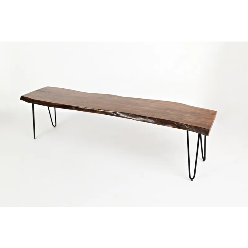 Nature\'s Edge 70\" Solid Acacia Bench