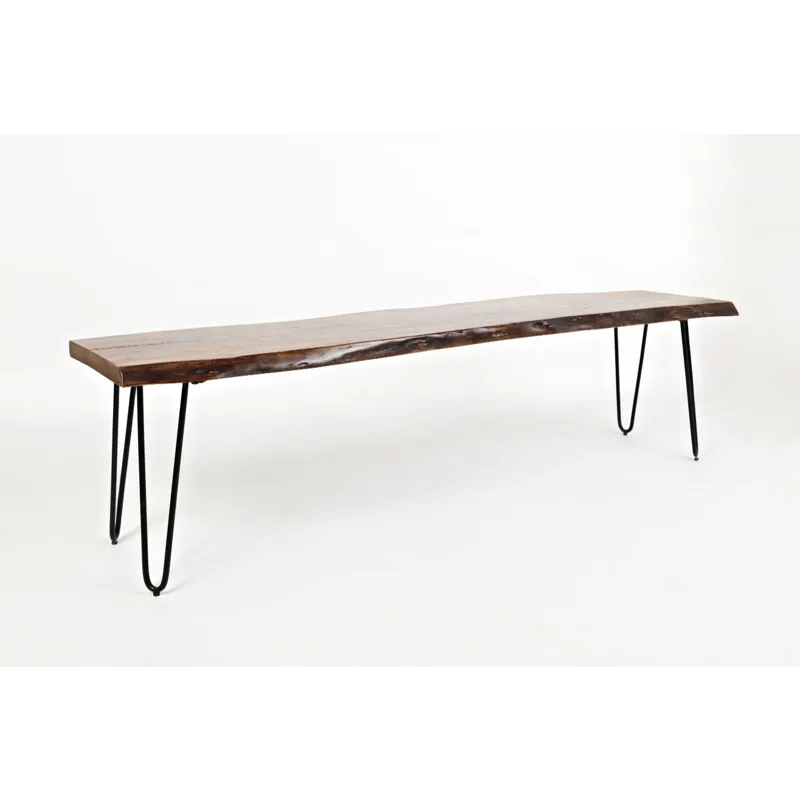 Nature\'s Edge 70\" Solid Acacia Bench