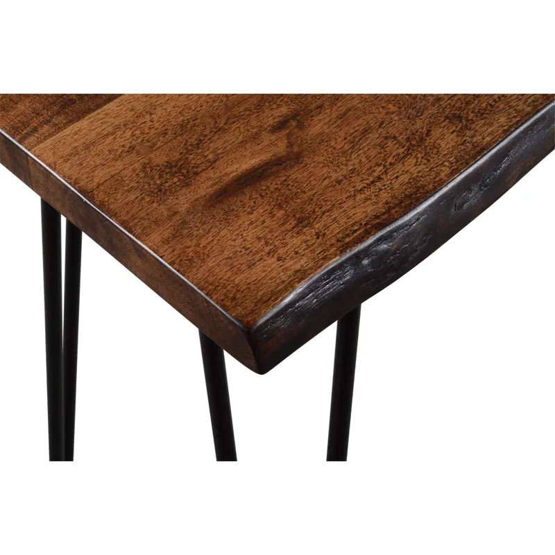 Nature\'s Edge Solid Acacia Counter Height Sofa Dining Table