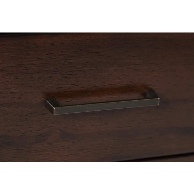 Twin Cities Contemporary Brown Sofa Table