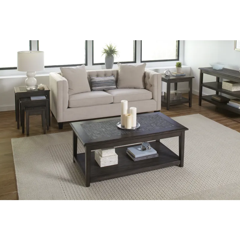 Baroque Nesting Tables With Mosaic Tile Inlay(Set Of 3)