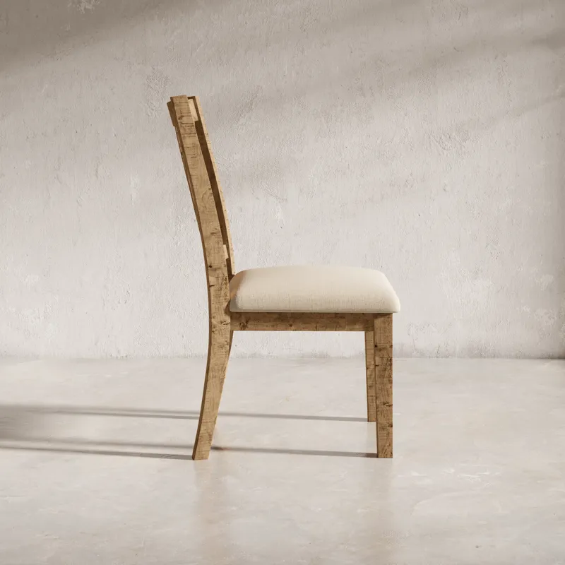 Telluride Rustic Farmhouse Solid Wood Dining Chair(Set Of 2)