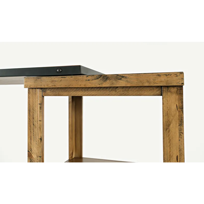 Telluride Rustic Farmhouse Solid Wood Two Pier And Bridge Set