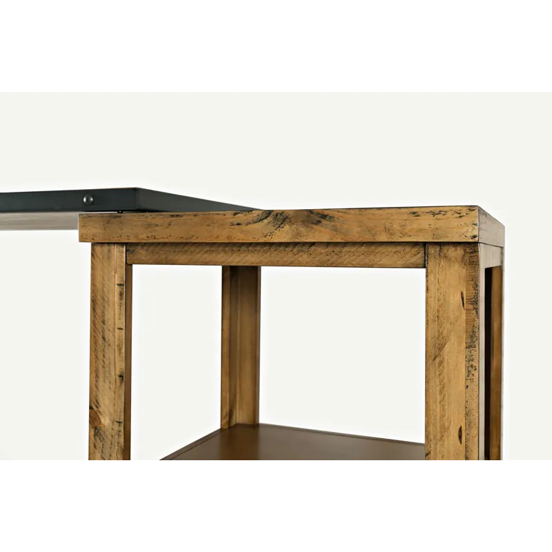 Telluride Rustic Farmhouse Solid Wood Entertainment Center With 70\" TV Console