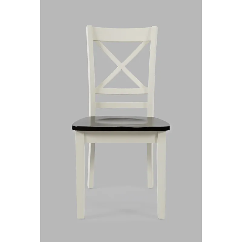 Asbury Park Solid Wood Farmhouse Cross-Back Dining Chair(Set Of 2)