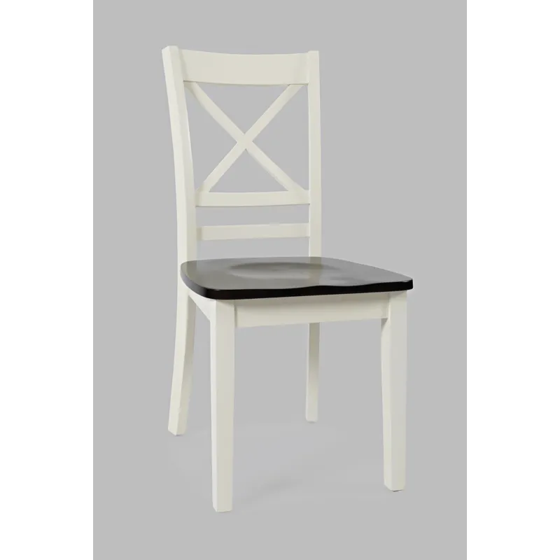 Asbury Park Solid Wood Farmhouse Cross-Back Dining Chair(Set Of 2)