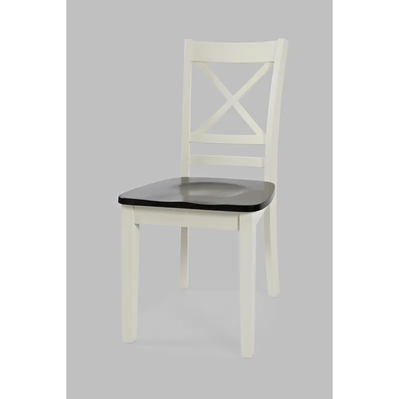 Asbury Park Solid Wood Farmhouse Cross-Back Dining Chair(Set Of 2)