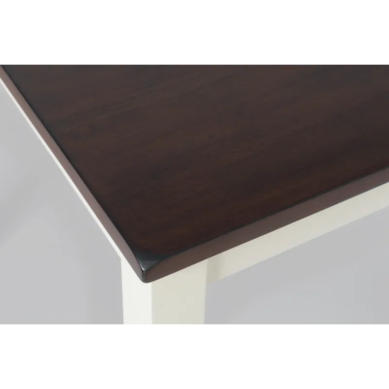 Asbury Park Solid Wood Farmhouse Four Piece Counter Height Dining Set With Bench