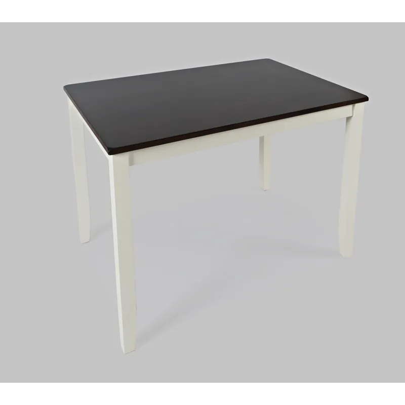 Asbury Park Solid Wood Farmhouse Four Piece Counter Height Dining Set With Bench