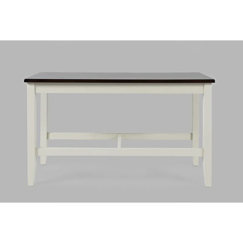 Asbury Park Solid Wood Farmhouse Four Piece Counter Height Dining Set With Bench