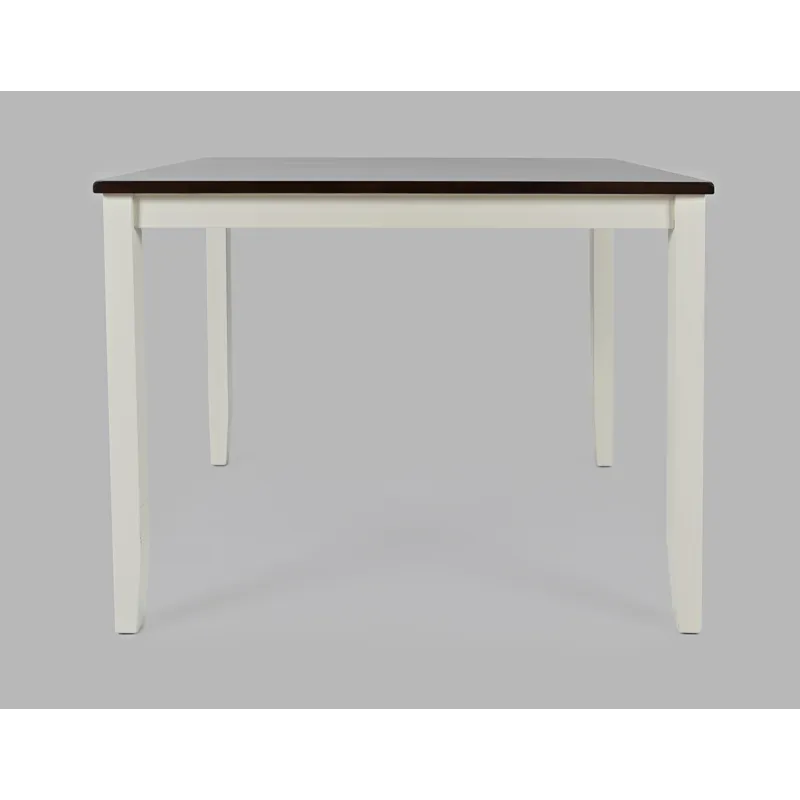 Asbury Park Solid Wood Farmhouse Four Piece Counter Height Dining Set With Bench