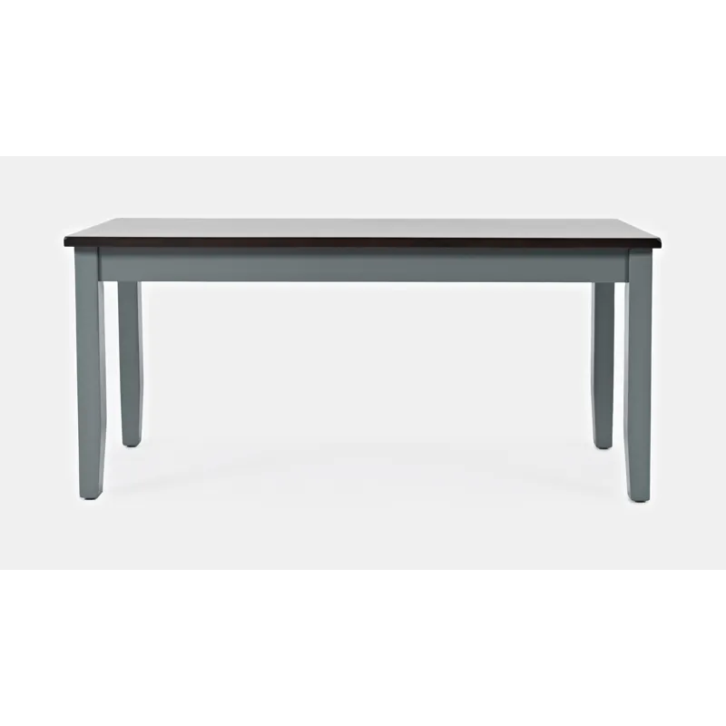 Asbury Park Solid Wood Farmhouse Four Piece Dining Set With Bench