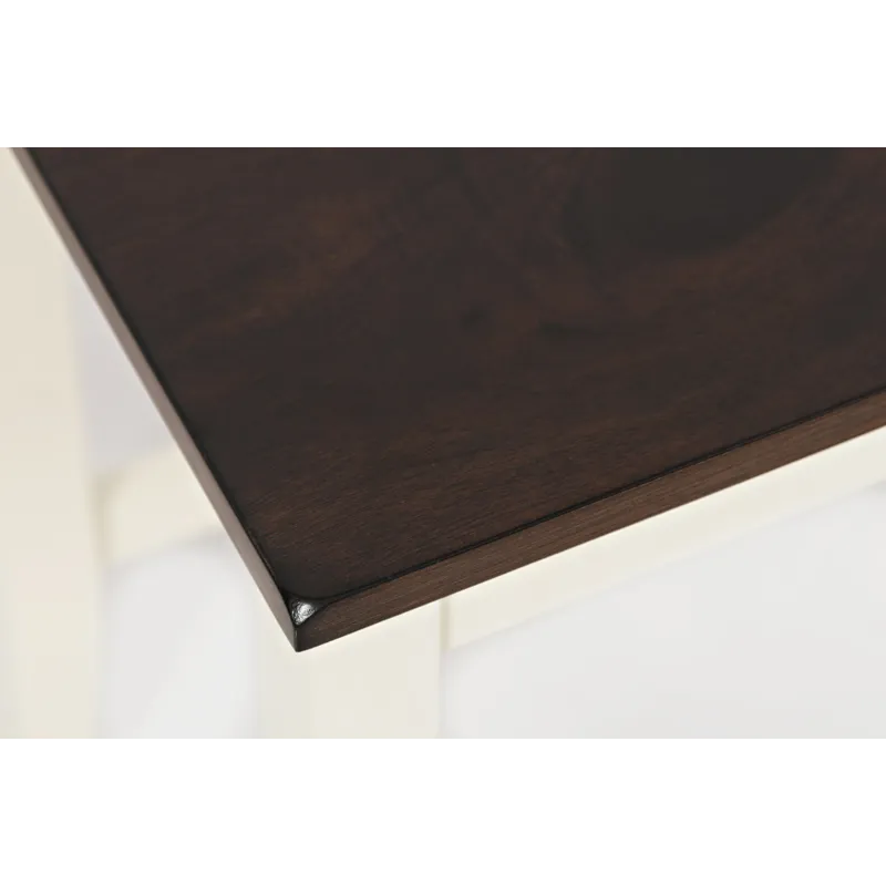 Decatur Lane Farmhouse 4 Piece Solid Wood Counter Height Set