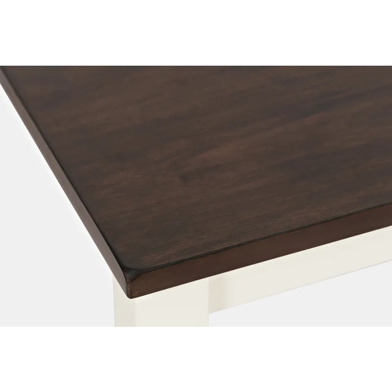 Decatur Lane Farmhouse 4 Piece Solid Wood Counter Height Set