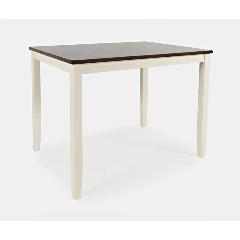 Decatur Lane Farmhouse 4 Piece Solid Wood Counter Height Set