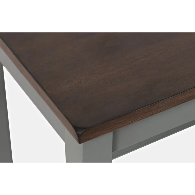 Decatur Lane Farmhouse 4 Piece Solid Wood Dining Set