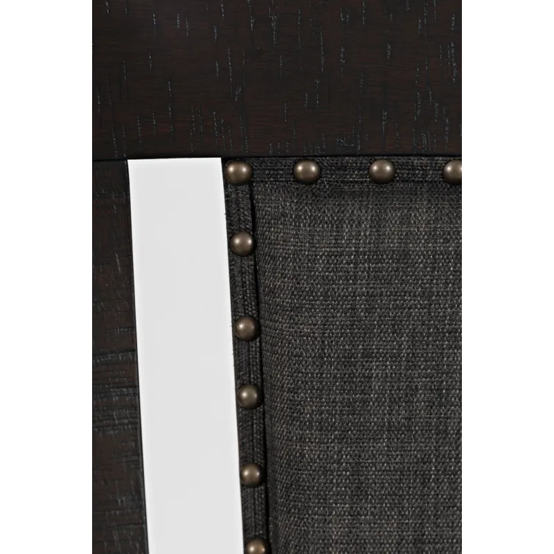 American Rustics Upholstered Slatback Dining Chair With Nailhead Trim(Set Of 2)