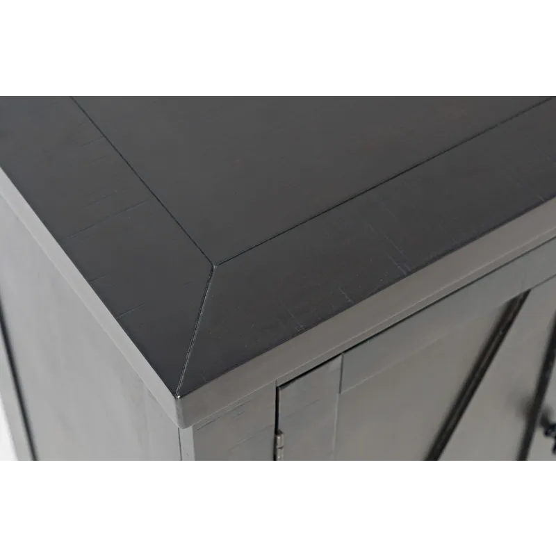 American Rustics Sideboard Buffet With Wine Rack