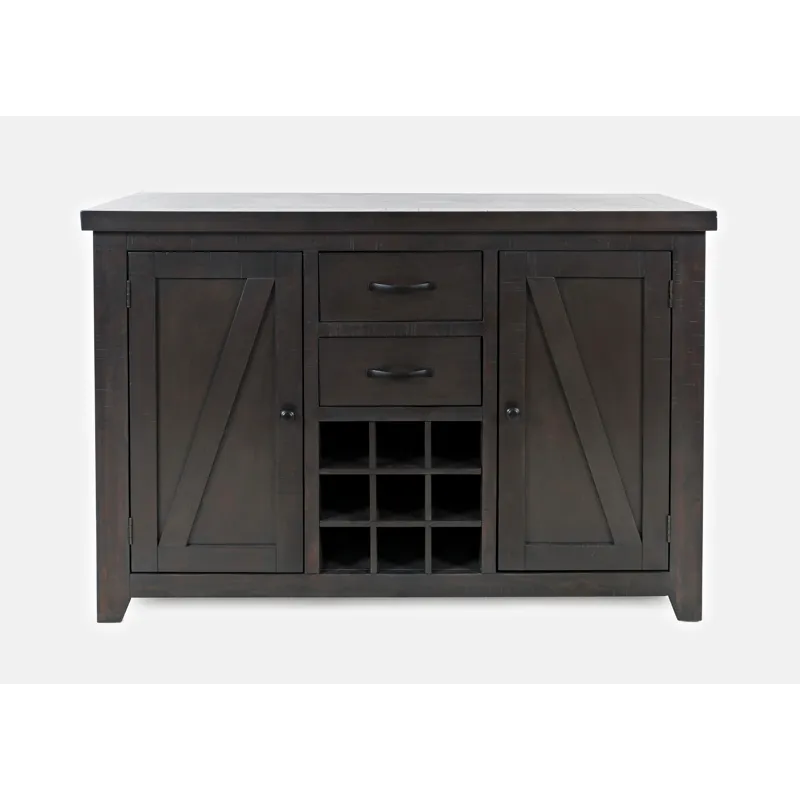 American Rustics Sideboard Buffet With Wine Rack