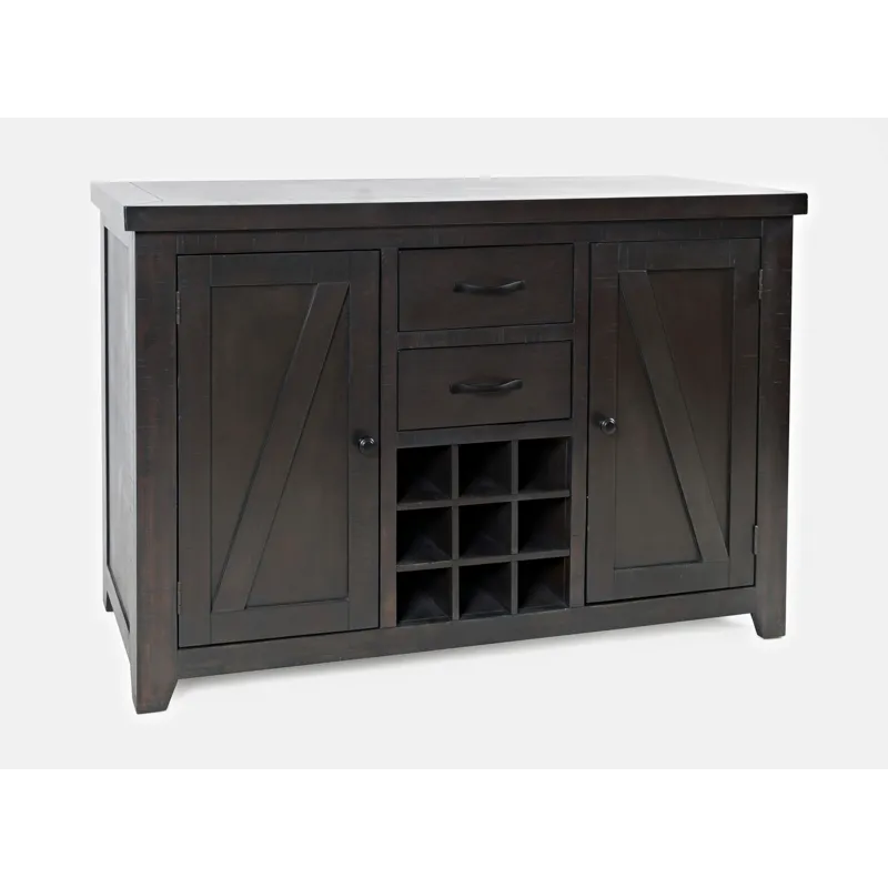 American Rustics Sideboard Buffet With Wine Rack