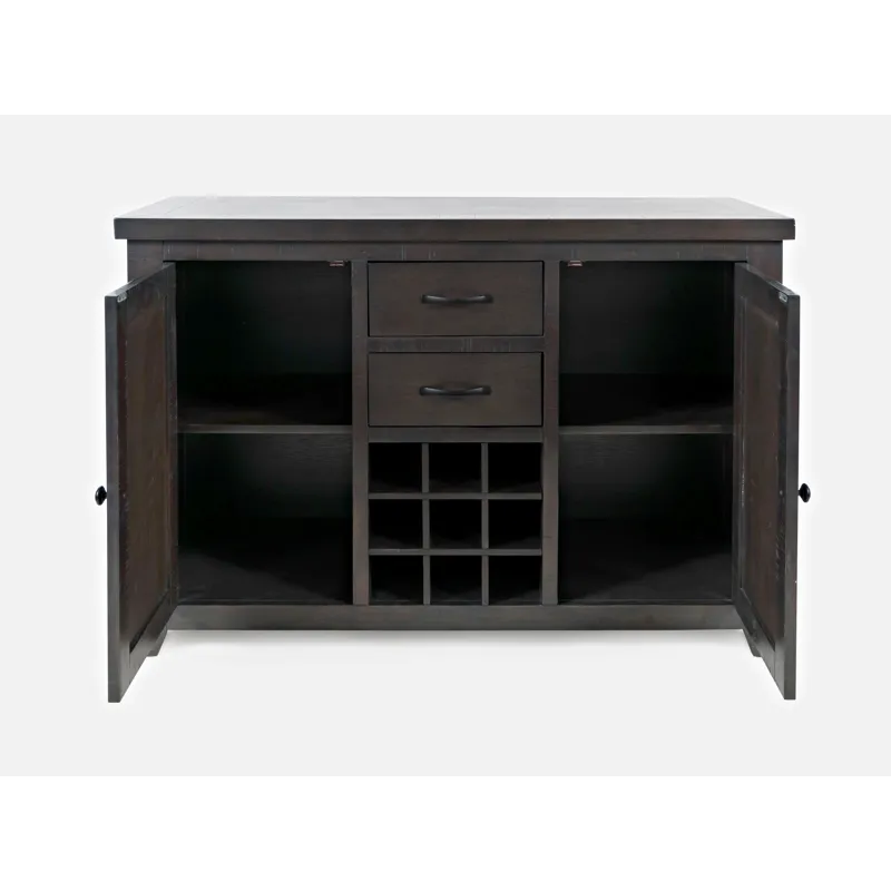 American Rustics Sideboard Buffet With Wine Rack