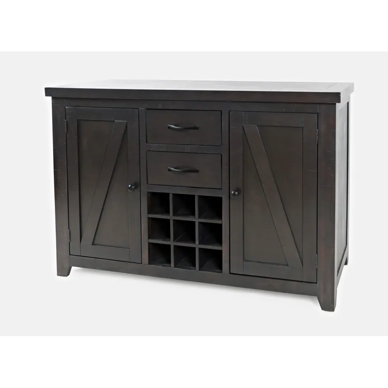American Rustics Sideboard Buffet With Wine Rack
