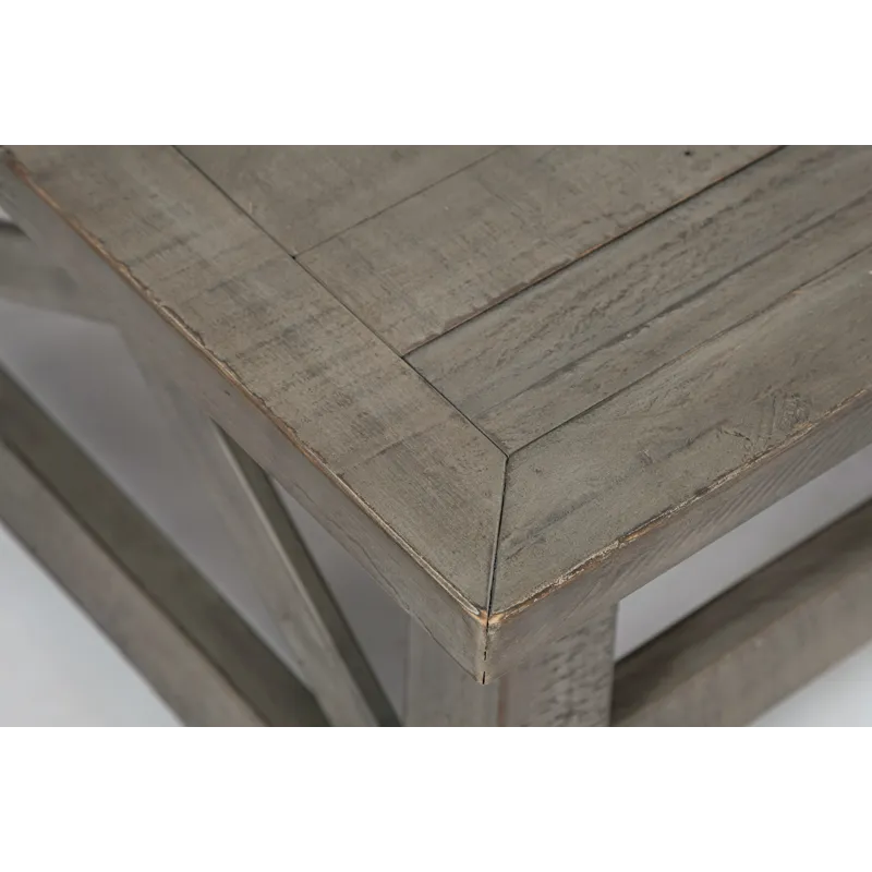 Outer Banks Reclaimed Pine 54\" Coffee Table Driftwood