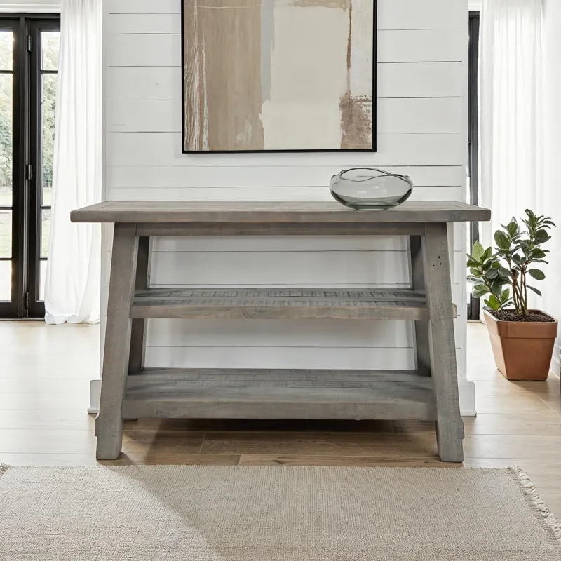 Outer Banks Reclaimed Pine Sofa Table Driftwood