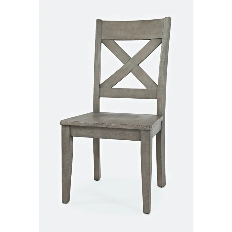 Outer Banks Reclaimed Solid Wood Farmhouse X-Back Chair(Set Of 2)