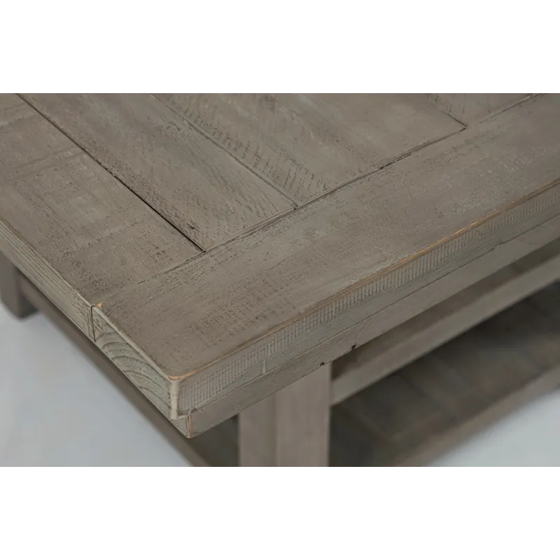 Outer Banks Reclaimed Solid Wood Farmhouse Adjustable Height 60\" Storage Dining Table