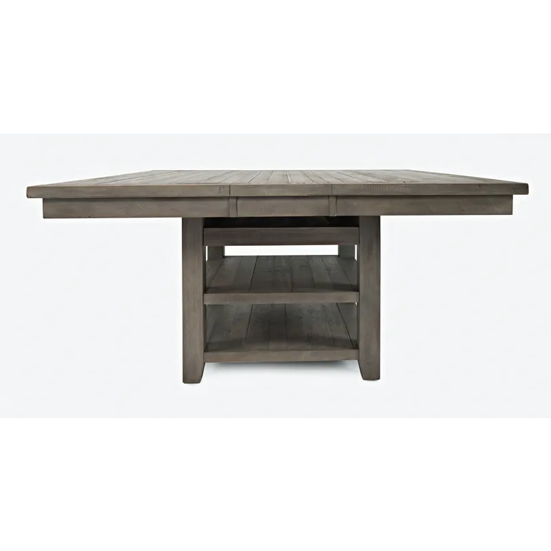 Outer Banks Reclaimed Solid Wood Farmhouse Adjustable Height 60\" Storage Dining Table