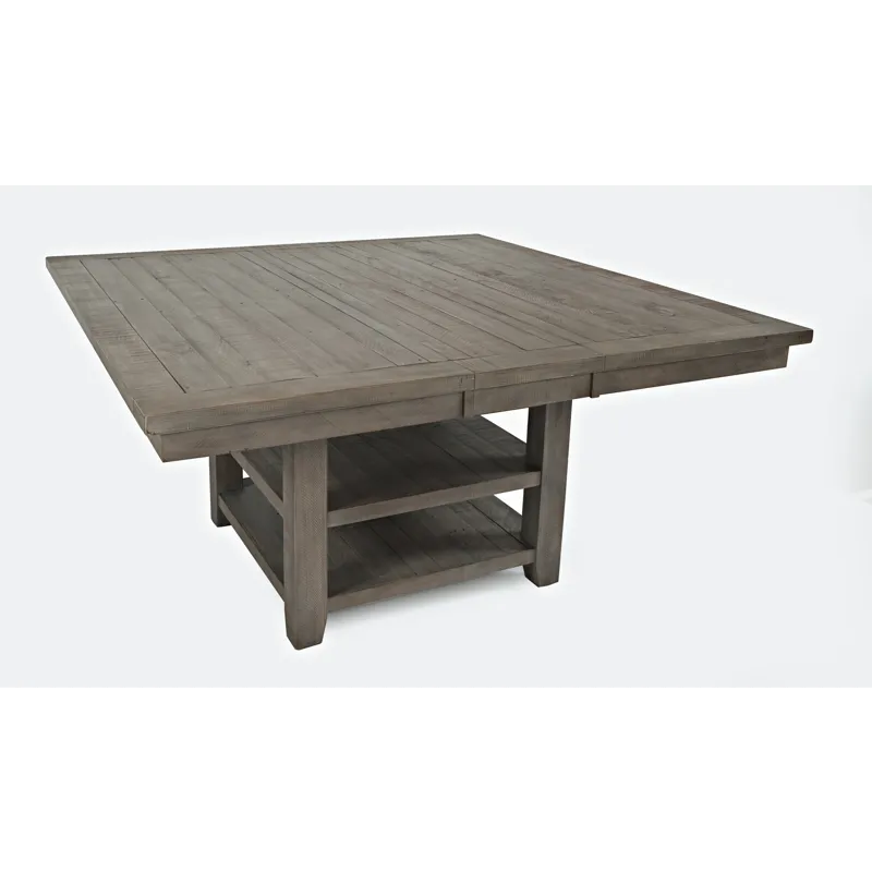 Outer Banks Reclaimed Solid Wood Farmhouse Adjustable Height 60\" Storage Dining Table