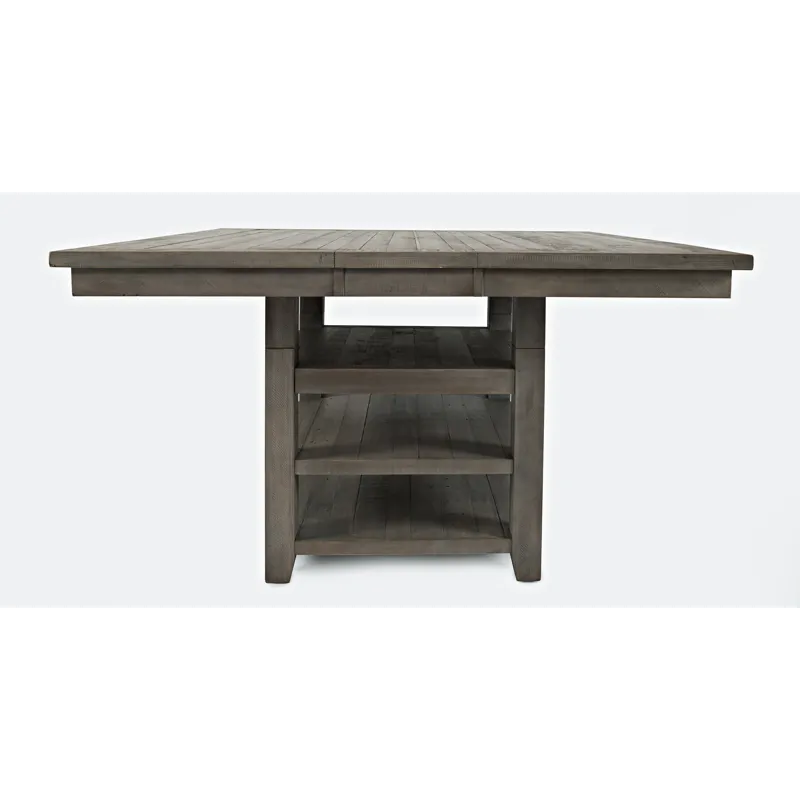 Outer Banks Reclaimed Solid Wood 60\" Nine-Piece Counter Height Farmhouse Dining Set