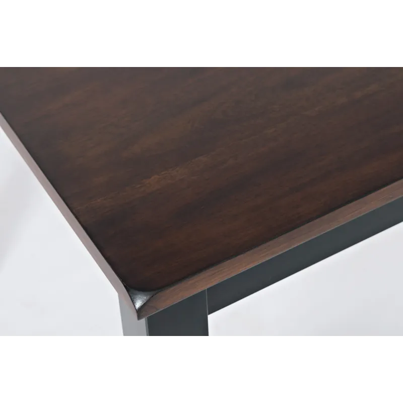 Asbury Park Solid Wood Farmhouse Four Piece Counter Height Dining Set With Bench