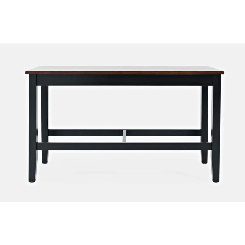 Asbury Park Solid Wood Farmhouse Four Piece Counter Height Dining Set With Bench