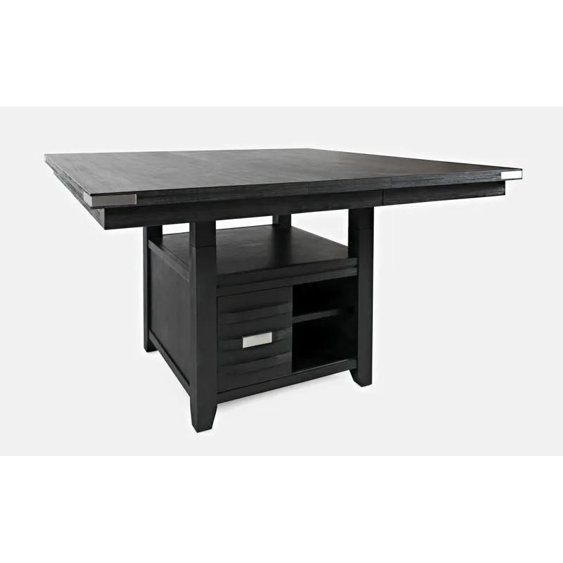 Altamonte Contemporary Adjustable Height Square 60\" Storage Table