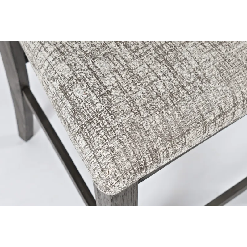 Altamonte Contemporary Ladderback Upholstered Counter Stool(Set Of 2)