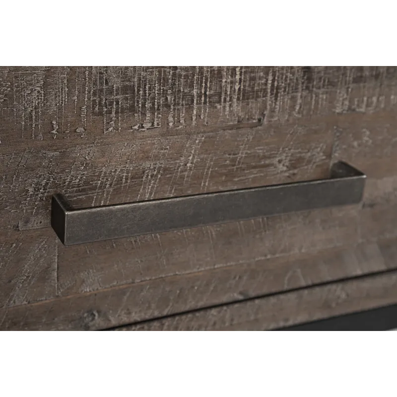 East Hampton Distressed Solid Wood End Table