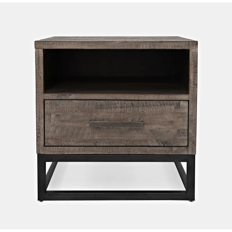 East Hampton Distressed Solid Wood End Table