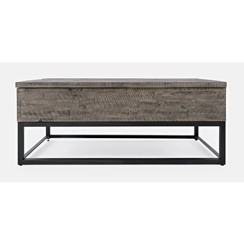 East Hampton Distressed Solid Wood Lift-Top Coffee Table