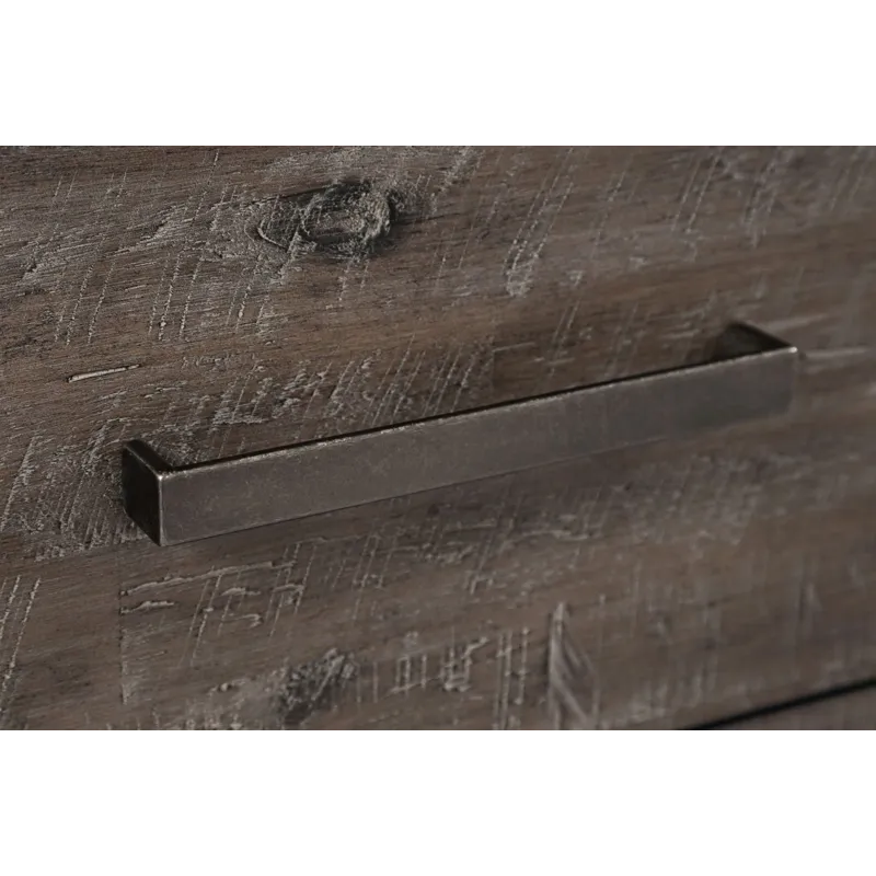 East Hampton Distressed Solid Wood Media Unit