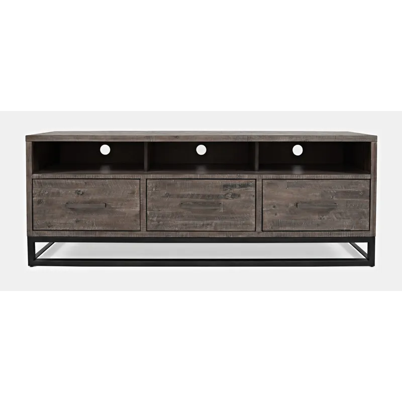East Hampton Distressed Solid Wood Media Unit
