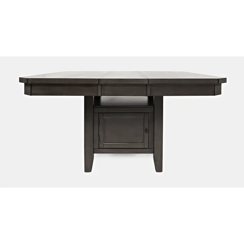 Manchester Contemporary Adjustable Height Storage Square 54\" Dining Table