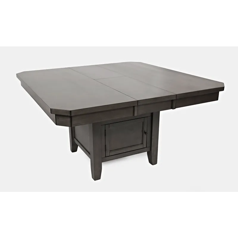 Manchester Contemporary Adjustable Height Storage Square 54\" Dining Table
