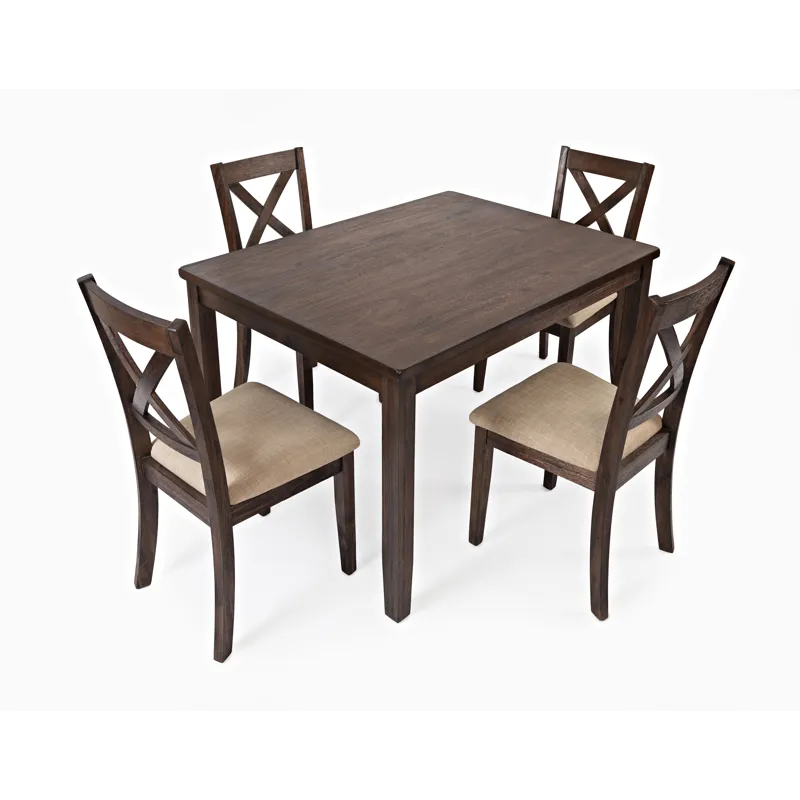 Walnut Creek 5 Piece Dining Set Table With 4 Chairs