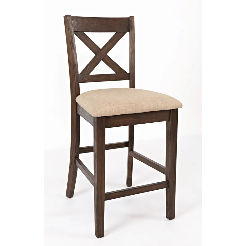 Walnut Creek 5 Piece Counter Height Dining Set Table With 4 Stools